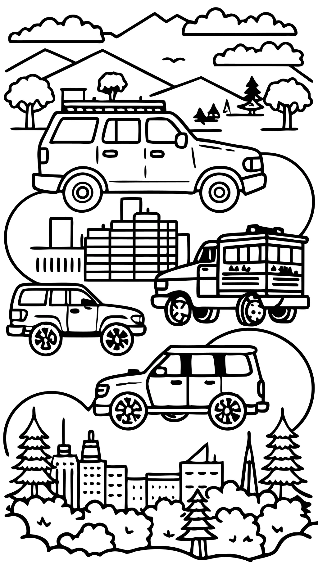 coloriages du SUV